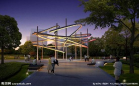 城市花园休闲广场