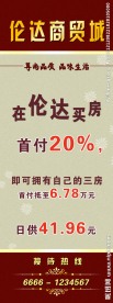 房地产展架