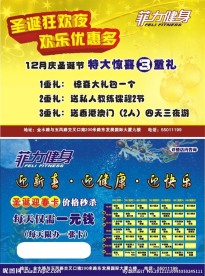 2013圣诞节彩页设计