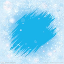 蓝色雪花背景