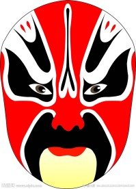 关公京剧脸谱