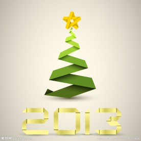 抽象圣诞树