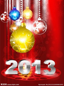 2013蛇年圣诞背景