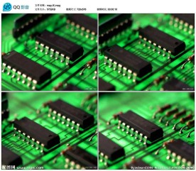 电子元件加工视频实拍素材