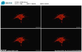 血液飞溅视频实拍素材