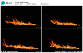 火焰燃烧视频实拍素材