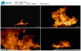 火焰燃烧视频实拍素材