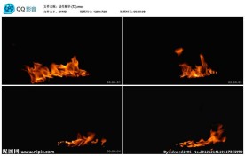 火焰燃烧视频实拍素材