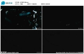 玻璃破碎视频实拍素材