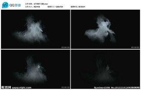 烟雾浓雾视频实拍素材