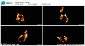 火焰燃烧视频实拍素材
