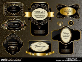 欧式标签 欧式花纹