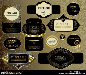 欧式标签 欧式花纹