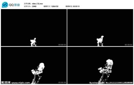 水墨中国风墨汁视频实拍素材