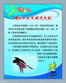 四大发明之一火药