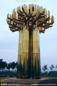 雕像景观 园林建筑