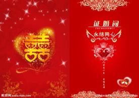证婚词封皮