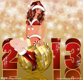 2013圣诞女郎