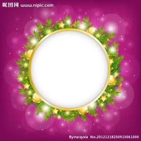 圣诞花环花圈
