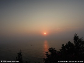 大海晚霞