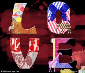 LOVE 艺术字