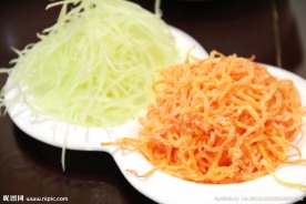 绿色双拼凉菜