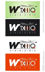 王铁婚庆鲜花标志logo