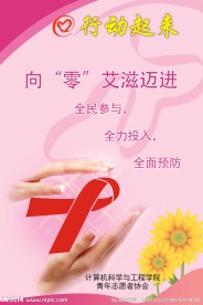 宣传艾滋病海报