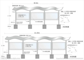 不锈钢宣传栏设计