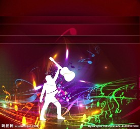 激情舞蹈人物音乐背景