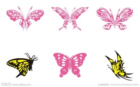 卡通蝴蝶