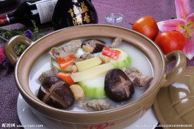 咸骨煲淋节瓜