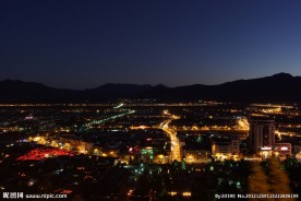 丽江古城夜景