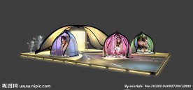 展览模型 3D设计模型 展示模型