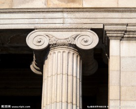 爱奥尼克式样罗马柱头装饰