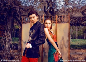 时尚古典婚纱照