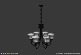 吊灯模型