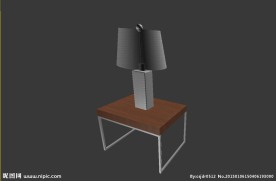 台灯模型