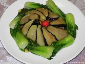 上海青炒茄子(非高清)