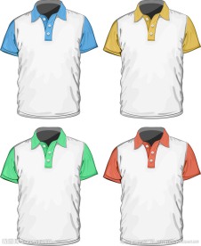 T恤服装模板