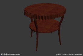 茶几模型