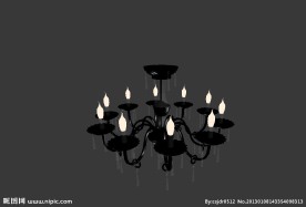 水晶灯模型