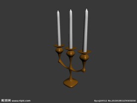 烛台模型
