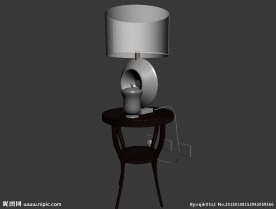 台灯模型