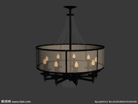 水晶灯模型