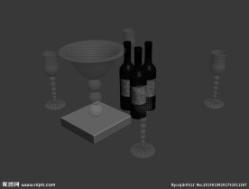 酒瓶模型