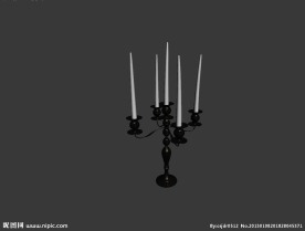 烛台模型