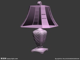 台灯模型