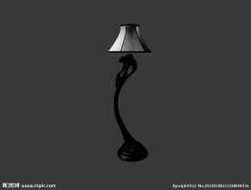 台灯模型
