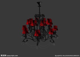 水晶灯模型